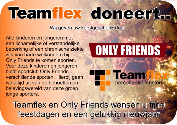 Kerstkaart Teamflex 2011