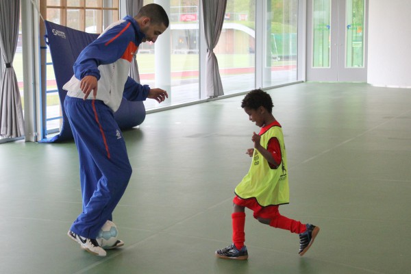 Zaalvoetbal zondag 22 april 2012