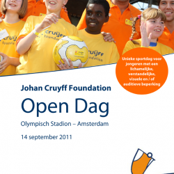 Poster Johan Cruyff Foundation Open Dag 2011