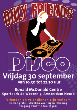 Poster Only Friends Disco