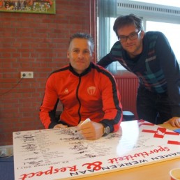 Foto Ondertekening convenant sportiviteit