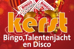 Poster Only Friends Kerstbingo Talentenjacht en Disco