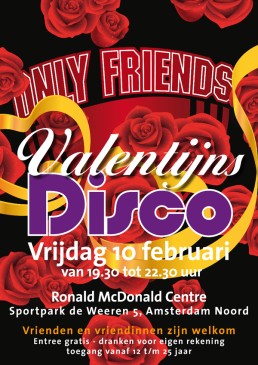 Poster Valentijnsdisco