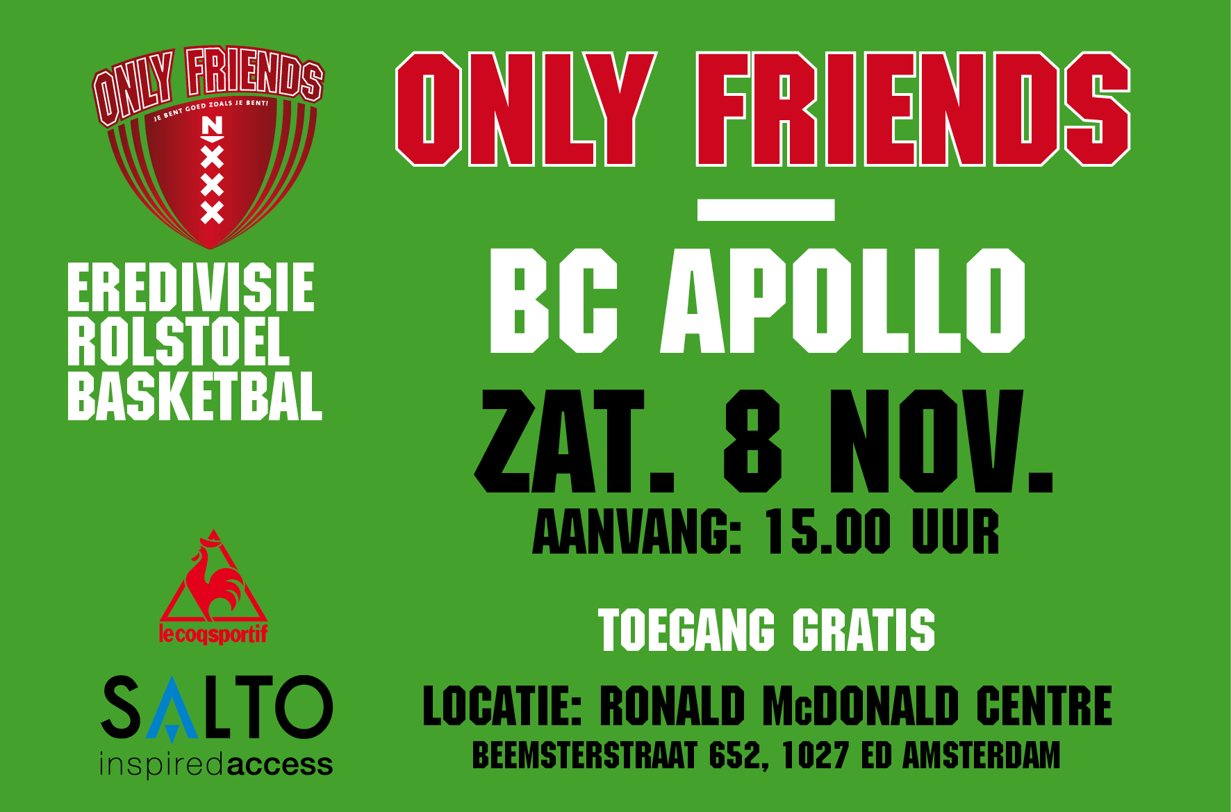 Basketbal poster 8 nov liggend