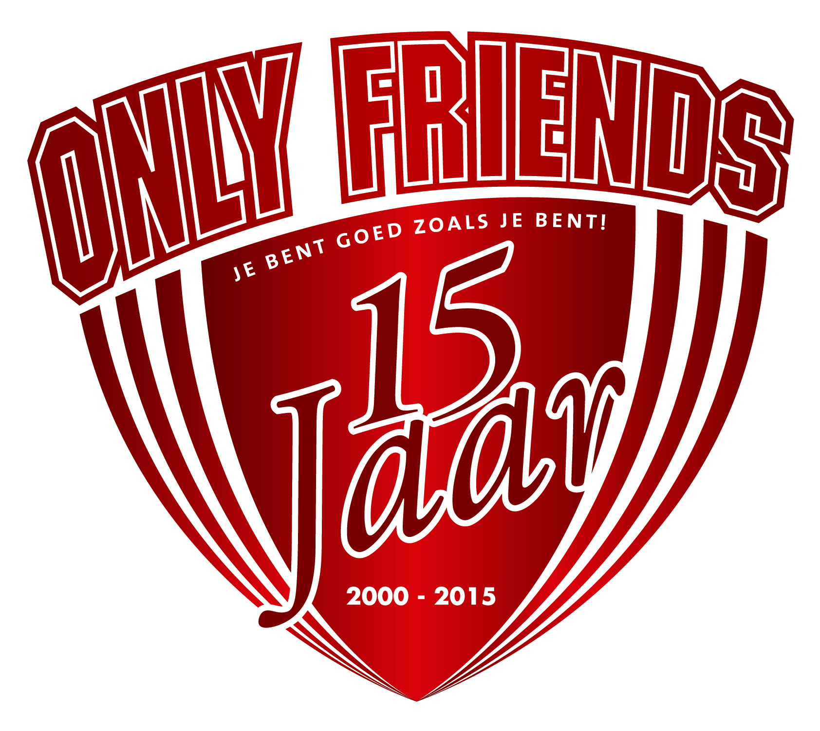 LOGO OnlyFriends 15 jaar