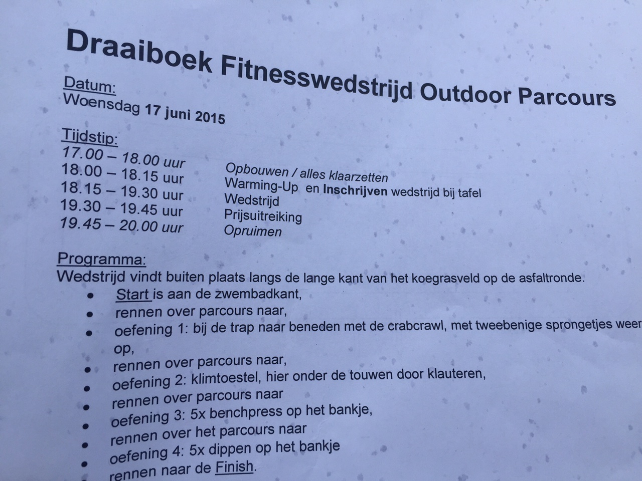 Fitnesswedstrijd 2