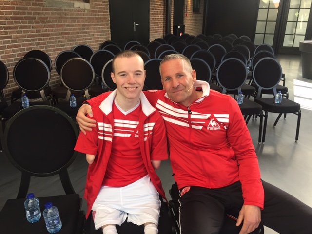 Kees en Dennis voorafgaand aan de presentatie